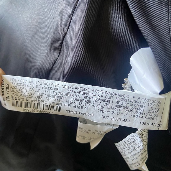 Zara Black Jewel Button Blazer - Picture 10 of 10